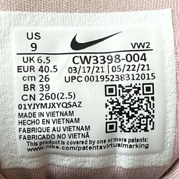 Nike Air Max Bella TR 4 Running Shoes Trainers Sneakers Gray Rose White Size 9 - Picture 5 of 12